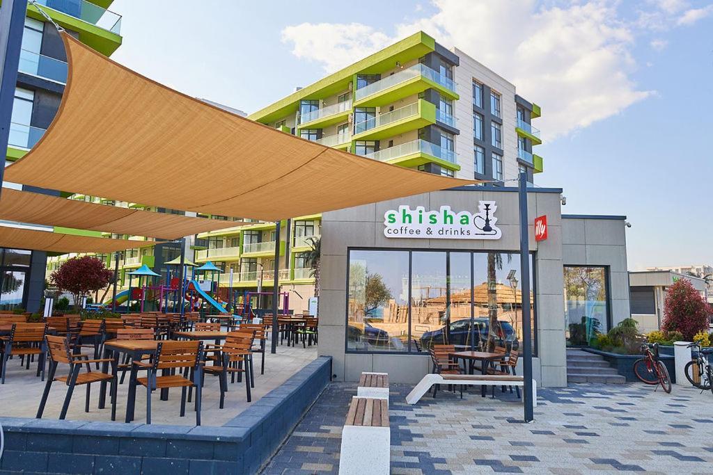 Rusty Sands Apt Spa N Pools Beach Resort Năvodari Kültér fotó